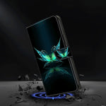 Crystal 3D Shockproof Protective Leather Phone Case, For iPhone 14 Pro Max, For iPhone 15