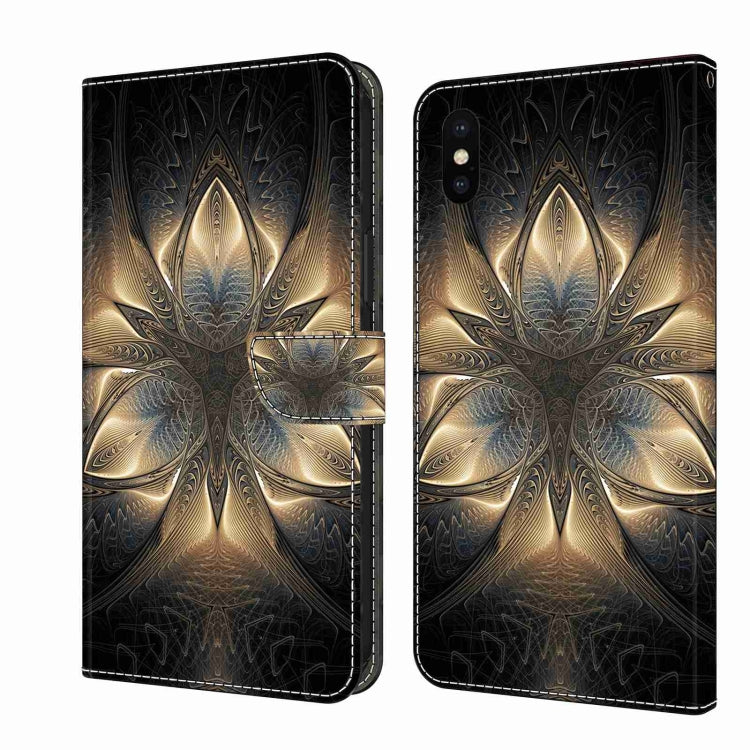Crystal 3D Shockproof Protective Leather Phone Case, For iPhone 11 Pro, For iPhone X / XS
