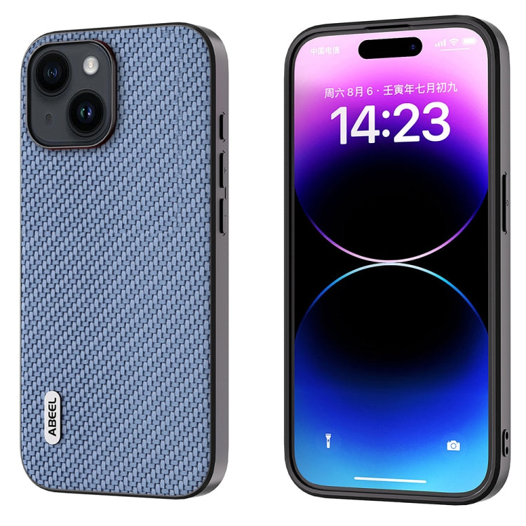 ABEEL Carbon Fiber Texture Protective Phone Case, For iPhone 14 Plus, For iPhone 14