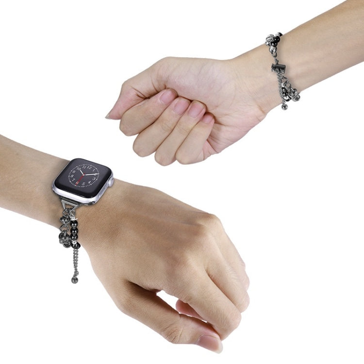 Pearl Bracelet Metal Watch Band, For Apple Watch 42mm, For Apple Watch 38mm