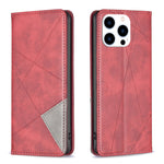 Rhombus Texture Magnetic Leather Phone Case, For iPhone 18 Pro Max/17 Pro Max, For iPhone 18 Pro/17 Pro, For iPhone 17, For iPhone 17 Air, For iPhone 16 Pro Max, For iPhone 16 Pro, For iPhone 16 Plus, For iPhone 16