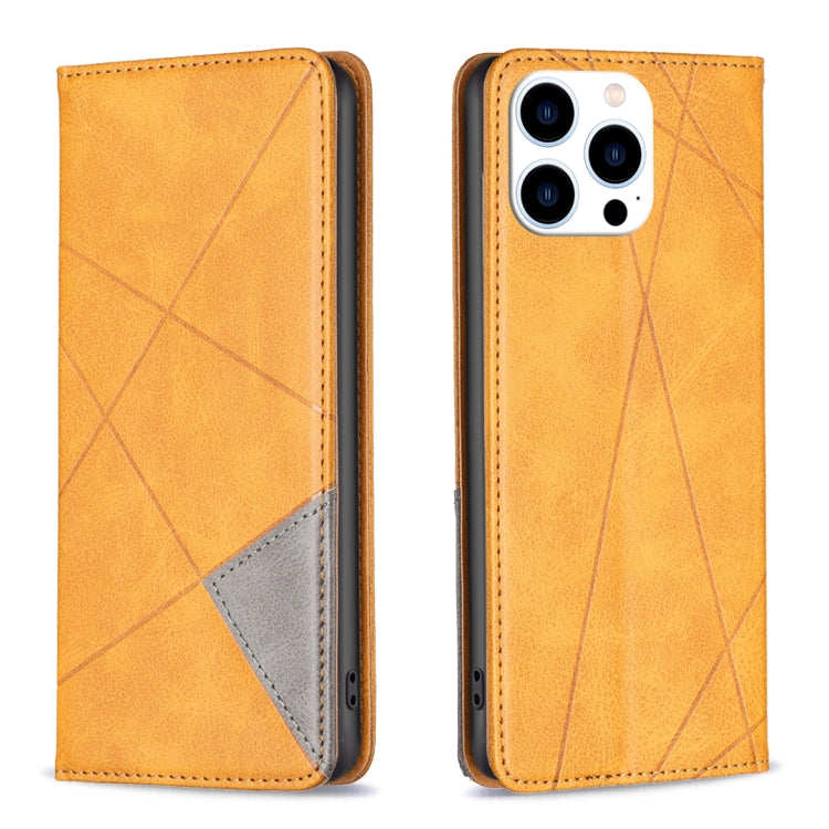 Rhombus Texture Magnetic Leather Phone Case, For iPhone 18 Pro Max/17 Pro Max, For iPhone 18 Pro/17 Pro, For iPhone 17, For iPhone 17 Air, For iPhone 16 Pro Max, For iPhone 16 Pro, For iPhone 16 Plus, For iPhone 16