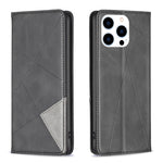 Rhombus Texture Magnetic Leather Phone Case, For iPhone 18 Pro Max/17 Pro Max, For iPhone 18 Pro/17 Pro, For iPhone 17, For iPhone 17 Air, For iPhone 16 Pro Max, For iPhone 16 Pro, For iPhone 16 Plus, For iPhone 16