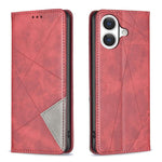 Rhombus Texture Magnetic Leather Phone Case, For iPhone 18 Pro Max/17 Pro Max, For iPhone 18 Pro/17 Pro, For iPhone 17, For iPhone 17 Air, For iPhone 16 Pro Max, For iPhone 16 Pro, For iPhone 16 Plus, For iPhone 16
