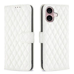 Diamond Lattice Wallet Flip Leather Phone Case, For iPhone 18 Pro/17 Pro, For iPhone 18 Pro Max/17 Pro Max, For iPhone 17e / 16e, For iPhone 17, For iPhone Air, For iPhone 16 Pro Max, For iPhone 16 Pro, For iPhone 16 Plus
