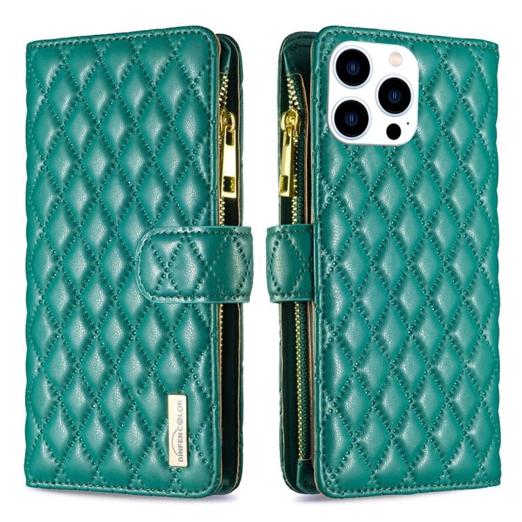 Diamond Lattice Zipper Wallet Leather Flip Phone Case, For iPhone 18 Pro/17 Pro, For iPhone 18 Pro Max/17 Pro Max, For iPhone 17, For iPhone 17 Air, For iPhone 16 Pro Max, For iPhone 16 Pro, For iPhone 16 Plus, For iPhone 16