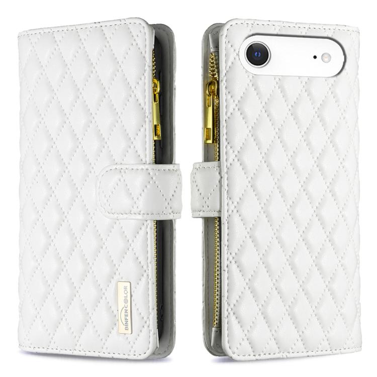 Diamond Lattice Zipper Wallet Leather Flip Phone Case, For iPhone 18 Pro/17 Pro, For iPhone 18 Pro Max/17 Pro Max, For iPhone 17, For iPhone 17 Air, For iPhone 16 Pro Max, For iPhone 16 Pro, For iPhone 16 Plus, For iPhone 16