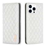 Diamond Lattice Magnetic Leather Flip Phone Case, For iPhone 18 Pro/17 Pro, For iPhone 18 Pro Max/17 Pro Max, For iPhone 17, For iPhone 17 Air, For iPhone 16 Pro Max, For iPhone 16 Pro, For iPhone 16 Plus, For iPhone 16