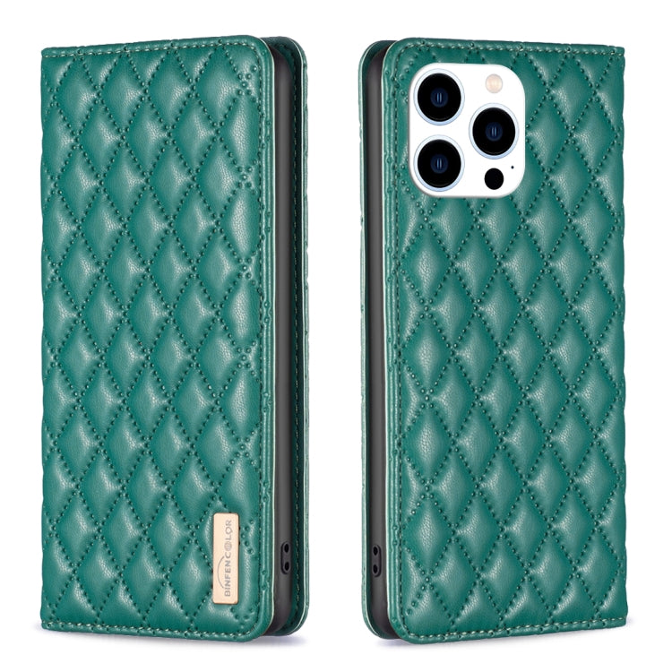 Diamond Lattice Magnetic Leather Flip Phone Case, For iPhone 18 Pro/17 Pro, For iPhone 18 Pro Max/17 Pro Max, For iPhone 17, For iPhone 17 Air, For iPhone 16 Pro Max, For iPhone 16 Pro, For iPhone 16 Plus, For iPhone 16