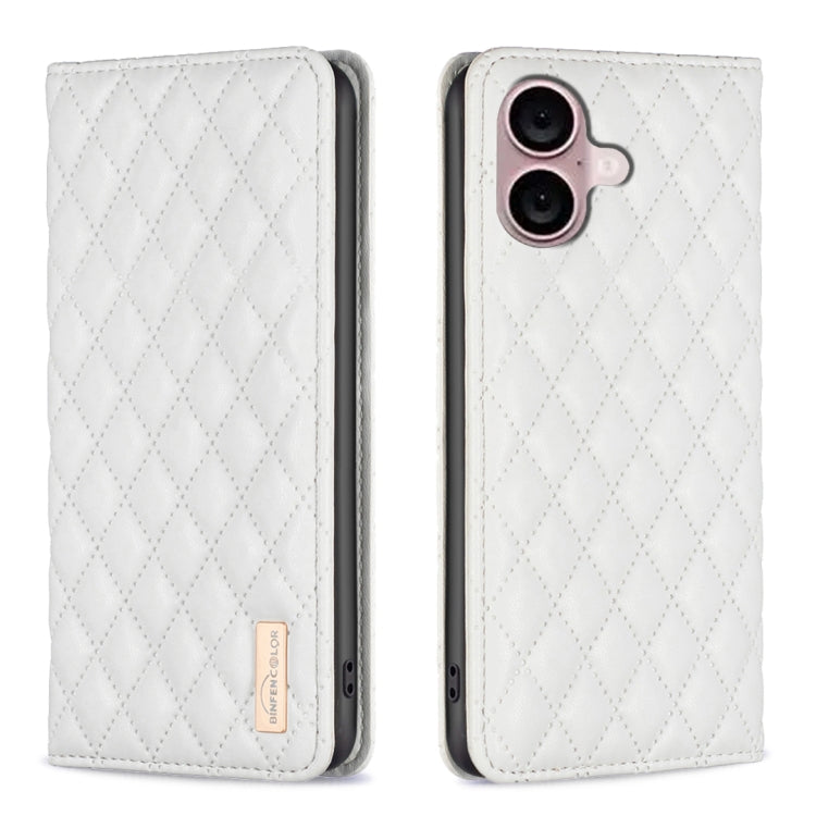 Diamond Lattice Magnetic Leather Flip Phone Case, For iPhone 18 Pro/17 Pro, For iPhone 18 Pro Max/17 Pro Max, For iPhone 17, For iPhone 17 Air, For iPhone 16 Pro Max, For iPhone 16 Pro, For iPhone 16 Plus, For iPhone 16