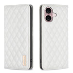 Diamond Lattice Magnetic Leather Flip Phone Case, For iPhone 18 Pro/17 Pro, For iPhone 18 Pro Max/17 Pro Max, For iPhone 17, For iPhone 17 Air, For iPhone 16 Pro Max, For iPhone 16 Pro, For iPhone 16 Plus, For iPhone 16