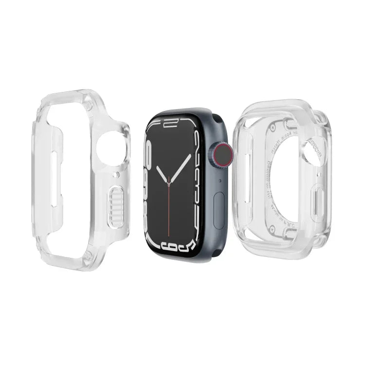 2-in-1 PC Hybrid TPU Armor Watch Case, For Apple Watch Series 6 / 5 / 4 / SE 44mm, For Apple Watch Series 6 / 5 / 4 / SE 40mm, For Apple Watch Ultra 3 / 2 / 1 49mm, For Apple Watch Series 9 / 8 / 7 45mm, For Apple Watch Series 9 / 8 / 7 41mm