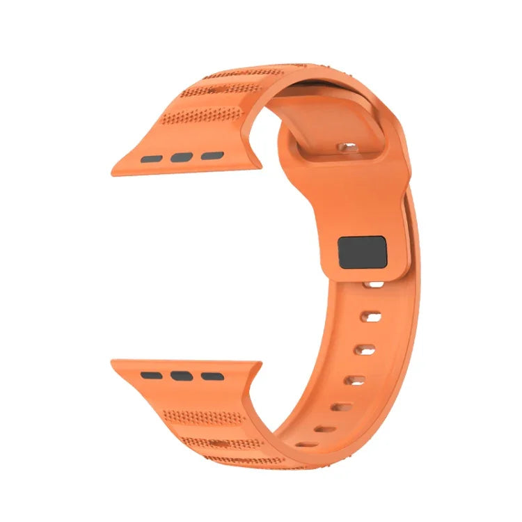 Dot Texture Fluororubber Watch Band, For Apple Watch 42mm, For Apple Watch 38mm