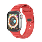 Dot Texture Fluororubber Watch Band, For Apple Watch 42mm, For Apple Watch 38mm