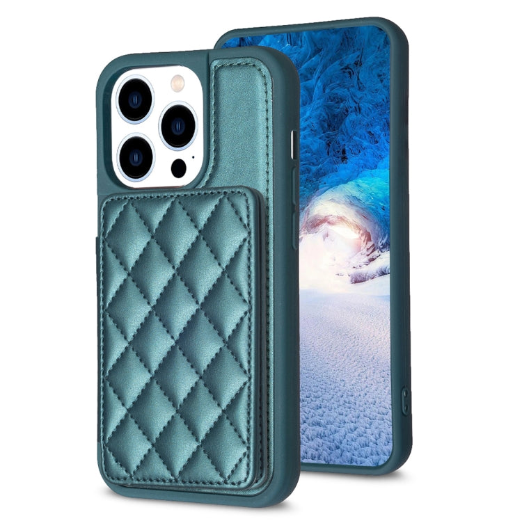 BF25 Square Plaid Card Bag Holder Phone Case, For iPhone 14 Pro Max, For iPhone 15, For iPhone SE 2022 / 2020 / 8 / 7, For iPhone 13 Pro Max, For iPhone 13 Pro, For iPhone 12 / 12 Pro