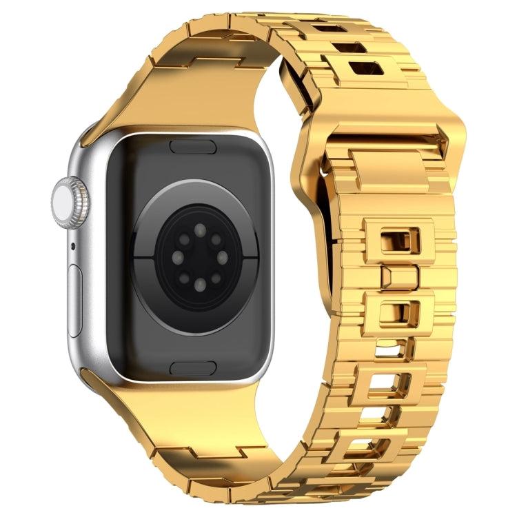 Square Buckle Armor Style Silicone Watch Band, For Apple Watch Ultra 49mm, For Apple Watch SE 2023 44mm, For Apple Watch 8 41mm