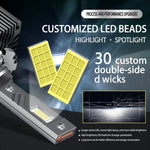 P15 1 Pair D4S / D4R DC10-32V / 35W / 6000K / 4000LM IP68 Waterproof Car LED Headlight, D4S / D4R