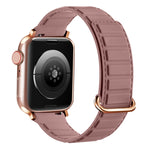 Reverse Buckle Magnetic Silicone Watch Band, For Apple Watch Series 9 41mm, For Apple Watch Ultra 49mm, For Apple Watch Series 8 41mm