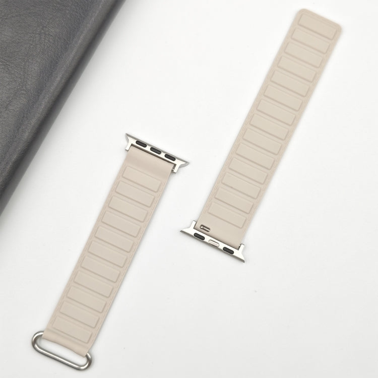 Reverse Buckle Magnetic Silicone Watch Band, For Apple Watch SE 44mm, For Apple Watch Series 6 40mm, For Apple Watch Series 6 44mm