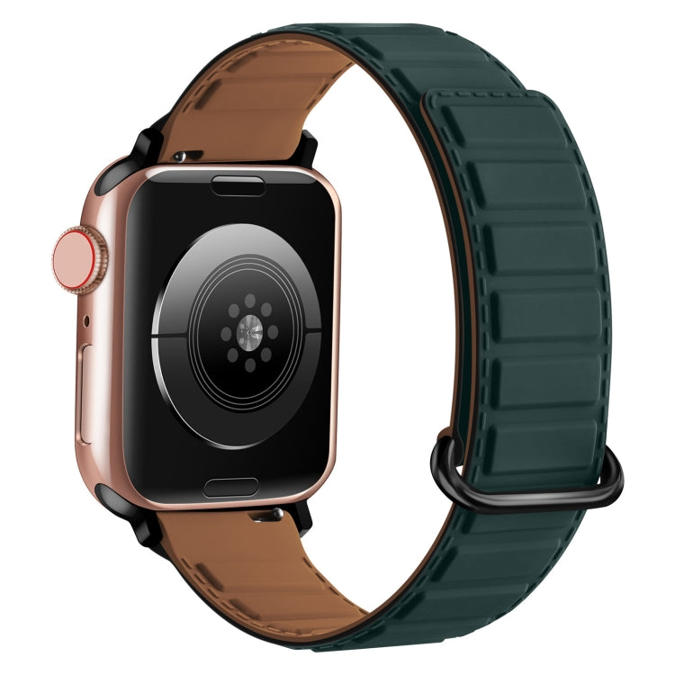 Reverse Buckle Magnetic Silicone Watch Band, For Apple Watch Series 4 40mm, For Apple Watch Series 3 38mm, For Apple Watch Series 3 42mm