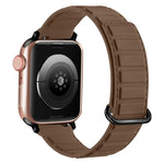 Reverse Buckle Magnetic Silicone Watch Band, For Apple Watch 38mm