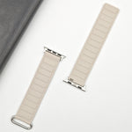 Reverse Buckle Magnetic Silicone Watch Band, For Apple Watch Series 9 41mm, For Apple Watch Ultra 49mm, For Apple Watch Series 8 41mm