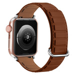 Reverse Buckle Magnetic Silicone Watch Band, For Apple Watch SE 2023 40mm, For Apple Watch Ultra 2 49mm, For Apple Watch Series 9 45mm