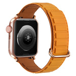 Reverse Buckle Magnetic Silicone Watch Band, For Apple Watch SE 2023 40mm, For Apple Watch Ultra 2 49mm, For Apple Watch Series 9 45mm