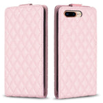 Diamond Lattice Vertical Flip Leather Phone Case, For iPhone 7 Plus / 8 Plus