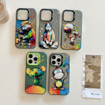 Animal Pattern Oil Painting Series PC + TPU Phone Case, For iPhone XS Max