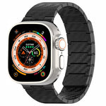 Carbon Fiber Magnetic Loop Watch Band, For Apple Watch Series 10 46mm, For Apple Watch Series 10 42mm, For Apple Watch SE 2023 44mm, For Apple Watch SE 2023 40mm, For Apple Watch Ultra 2 49mm, For Apple Watch Series 9 45mm, For Apple Watch Series 9 41m...