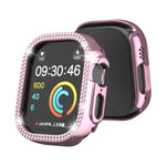 Double Row Diamond Hollow PC Watch Case, For Apple Watch Ultra 2 / Ultra 49mm