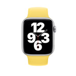 For Apple Watch Series 5 & 4 40mm / 3 & 2 & 1 38mm Solid Color Elastic Silicone Replacement Wrist Strap Watchband, Size:S 130mm, S 130mm, M 143mm, L 156mm