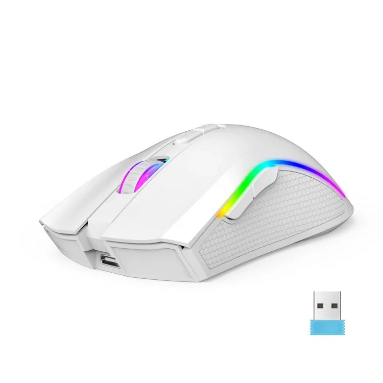 HXSJ T69 4800DPI RGB 2.4GHz Wireless Mouse, T69