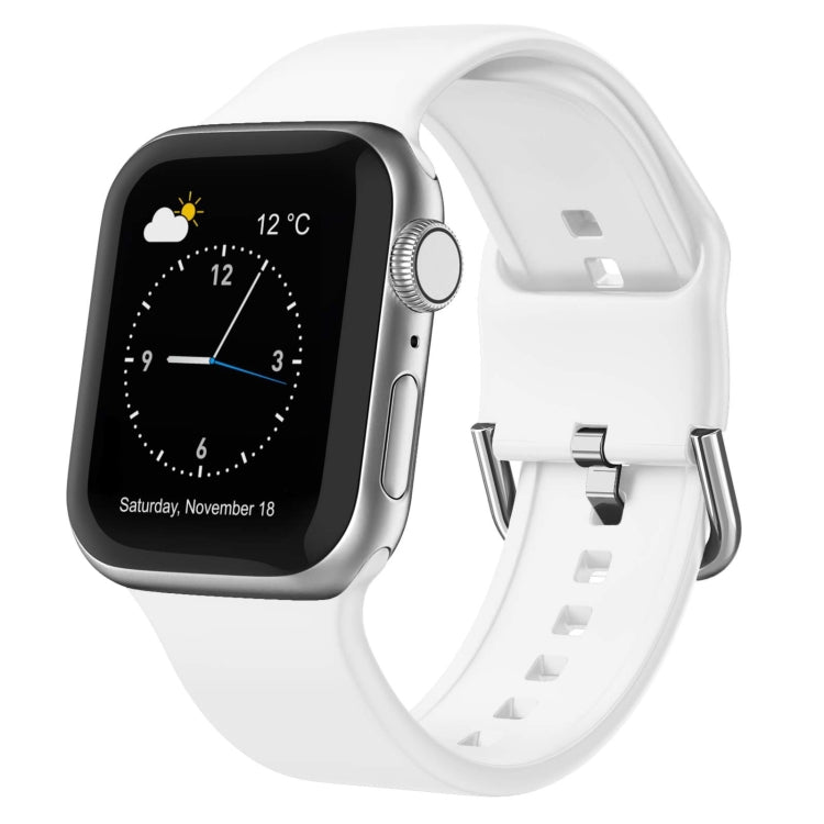 Pin Buckle Silicone Watch Band, For Apple Watch Ultra 49mm