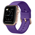 Pin Buckle Silicone Watch Band, For Apple Watch Series 8 45mm