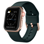 Pin Buckle Silicone Watch Band, For Apple Watch SE 2022 44mm