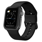 Pin Buckle Silicone Watch Band, For Apple Watch Series 7 45mm