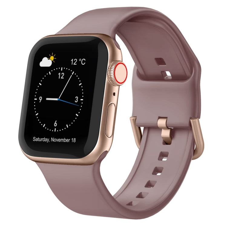 Pin Buckle Silicone Watch Band, For Apple Watch Series 4 40mm