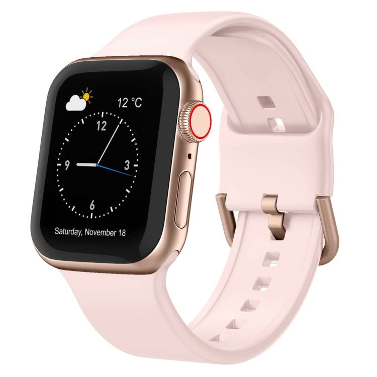 Pin Buckle Silicone Watch Band, For Apple Watch 42mm
