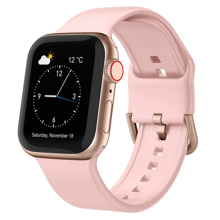 Pin Buckle Silicone Watch Band, For Apple Watch 38mm