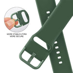 Pin Buckle Silicone Watch Band, For Apple Watch Series 9 41mm