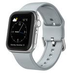 Pin Buckle Silicone Watch Band, For Apple Watch SE 2023 40mm