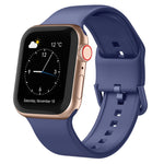 Pin Buckle Silicone Watch Band, For Apple Watch SE 2023 40mm