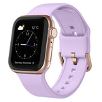 Pin Buckle Silicone Watch Band, For Apple Watch SE 2023 40mm