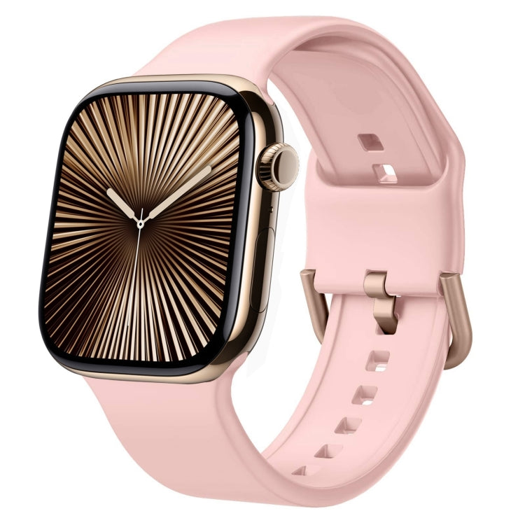 Pin Buckle Silicone Watch Band, For Apple Watch Series 10 46mm