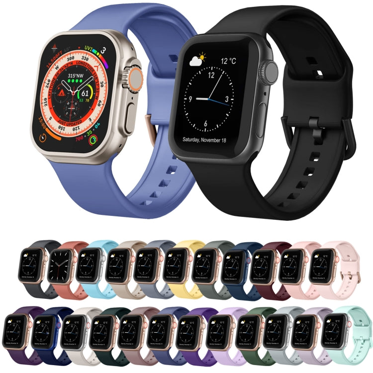 Pin Buckle Silicone Watch Band, For Apple Watch Series 10 46mm