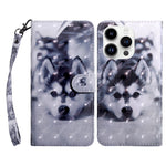 3D Painted Leather Phone Case, For iPhone 15 Pro Max, For iPhone 15 Pro, For iPhone 15 Plus, For iPhone 15