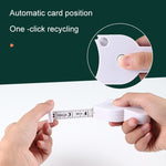 Automatic Precision Waist Measurement Ruler, Random Color