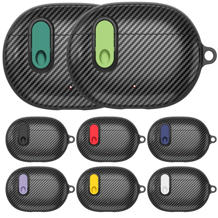 Switch Carbon Fiber Wireless Earphones Protective Case, For Beats Studio Buds